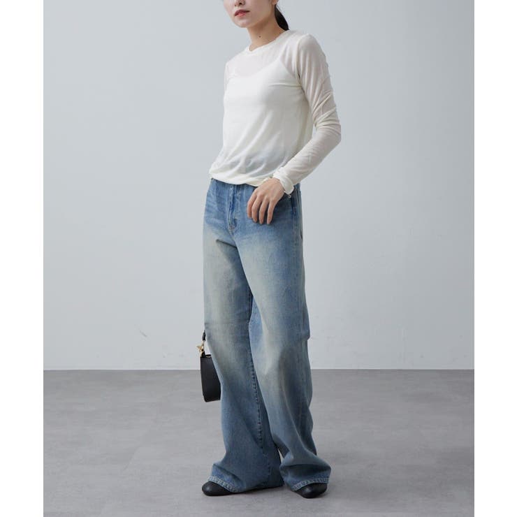 【Lui's】裾ダメージフレアデニム | PAL GROUP OUTLET | 詳細画像8 