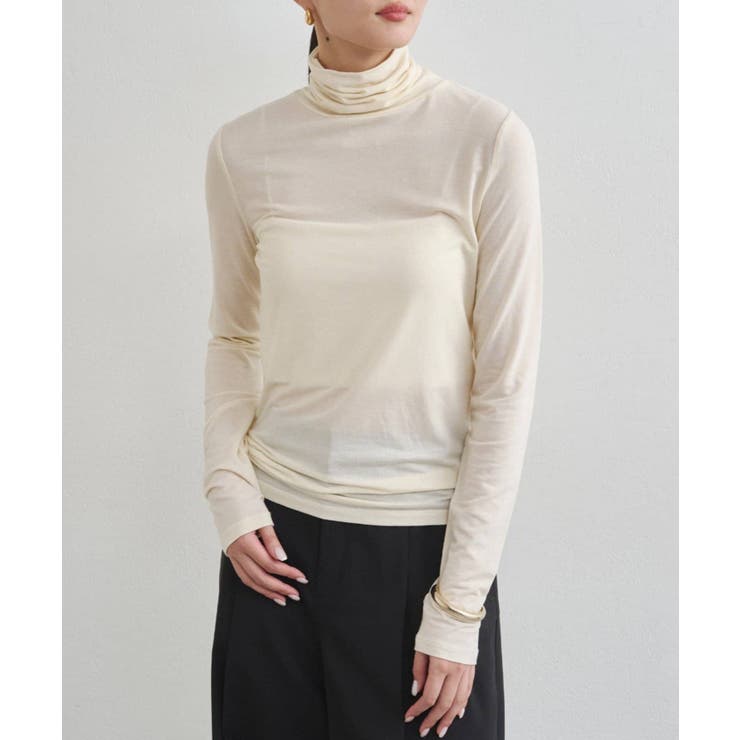 IVY | 【earthy_】ベーシックタートルカットソー | PAL GROUP OUTLET