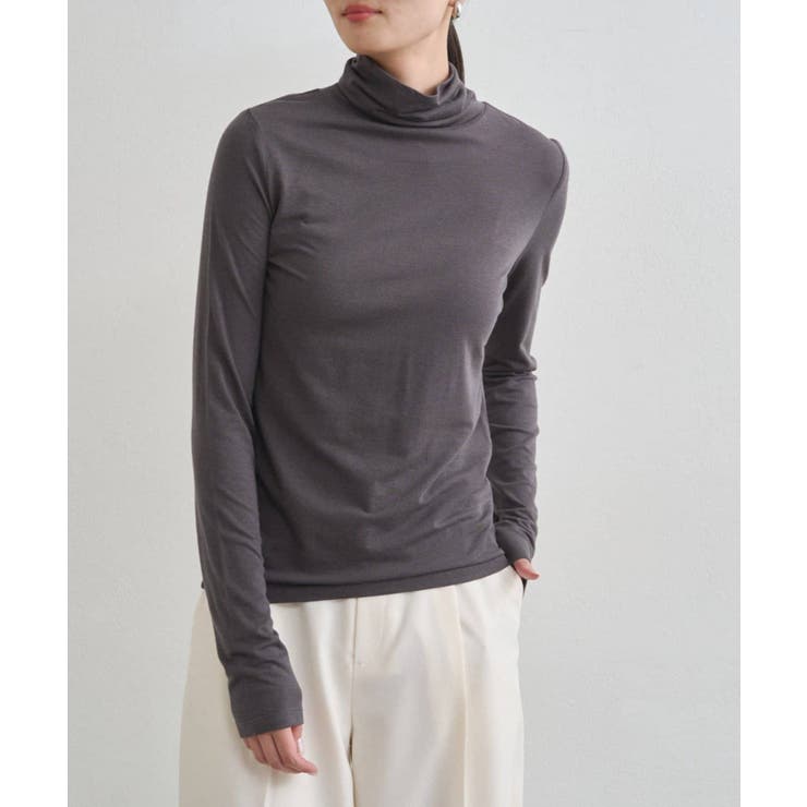 CGY | 【earthy_】ベーシックタートルカットソー | PAL GROUP OUTLET