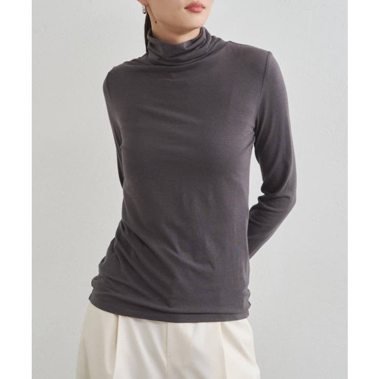 【earthy_】ベーシックタートルカットソー | PAL GROUP OUTLET | 詳細画像25 