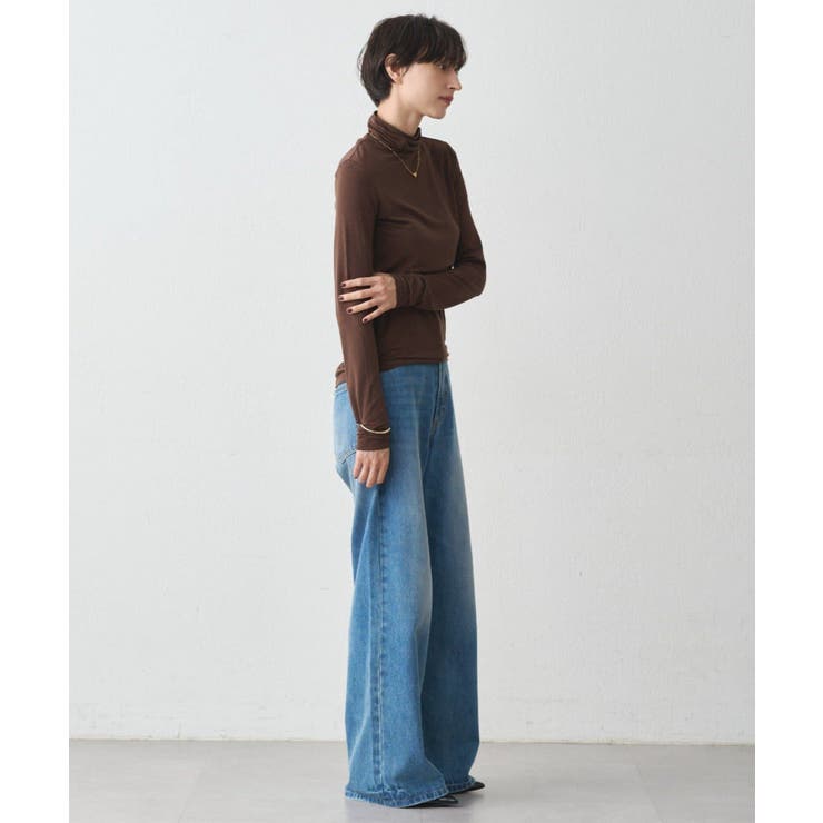 【earthy_】ベーシックタートルカットソー | PAL GROUP OUTLET | 詳細画像45 