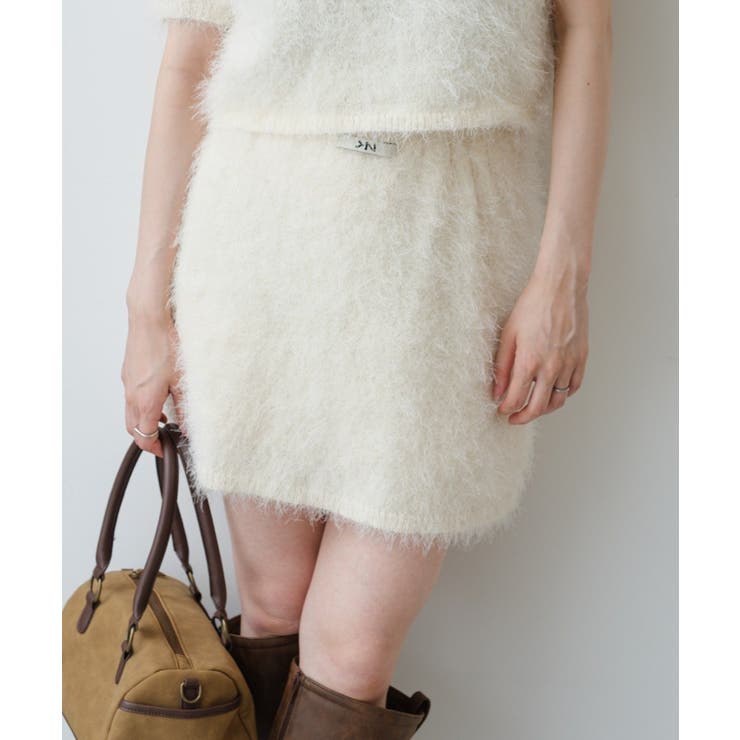 IVO | 【Kastane】シャギーミニスカート | PAL GROUP OUTLET