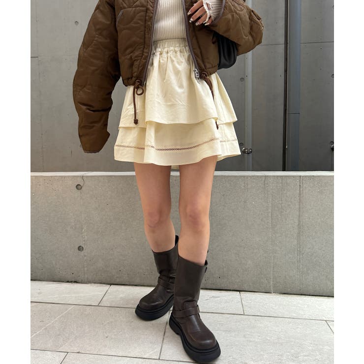 【Kastane】コットンフリルミニスカート | PAL GROUP OUTLET | 詳細画像10 