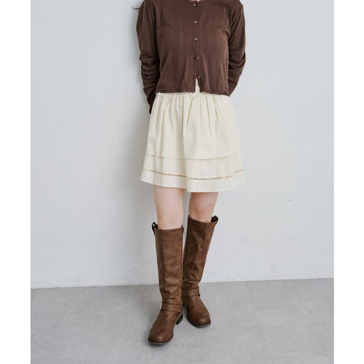 【Kastane】コットンフリルミニスカート | PAL GROUP OUTLET | 詳細画像3 