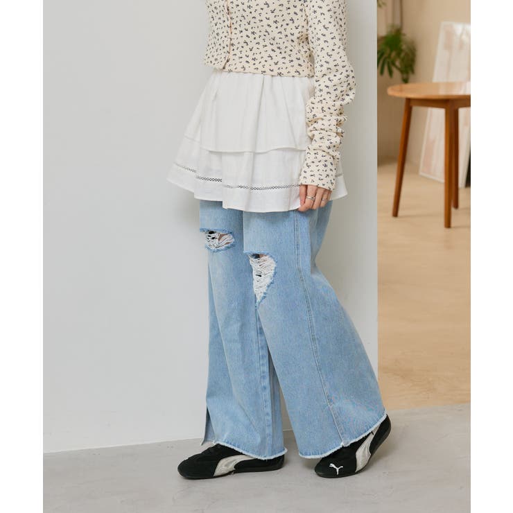 【Kastane】コットンフリルミニスカート | PAL GROUP OUTLET | 詳細画像45 