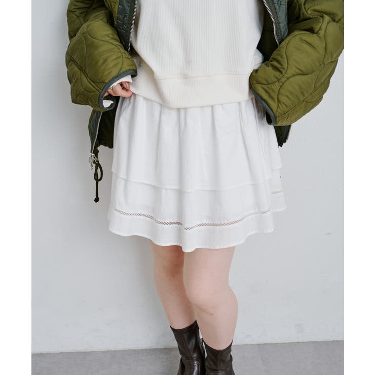 【Kastane】コットンフリルミニスカート | PAL GROUP OUTLET | 詳細画像37 