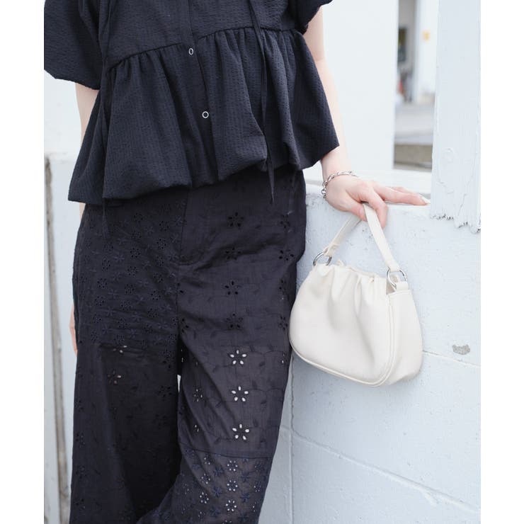 【Kastane】コットンレースパッチワークパンツ | PAL GROUP OUTLET | 詳細画像9 