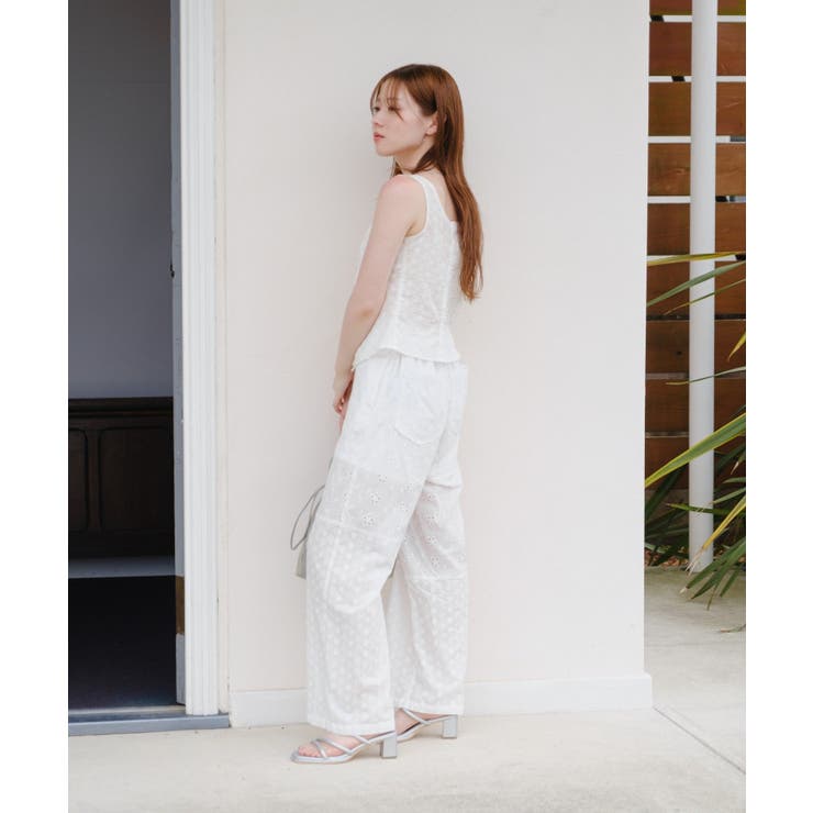 【Kastane】コットンレースパッチワークパンツ | PAL GROUP OUTLET | 詳細画像6 