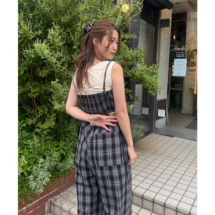 【Kastane】aoki 2piece カットアウトサロペット | PAL GROUP OUTLET | 詳細画像18 