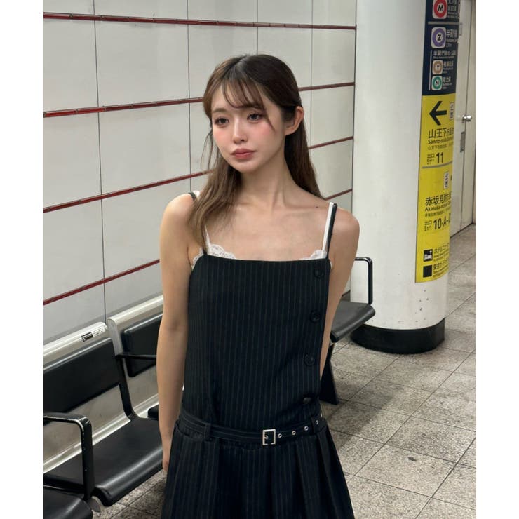 【RAY CASSIN】釦デザインプリーツキャミミニOP | PAL GROUP OUTLET | 詳細画像38 