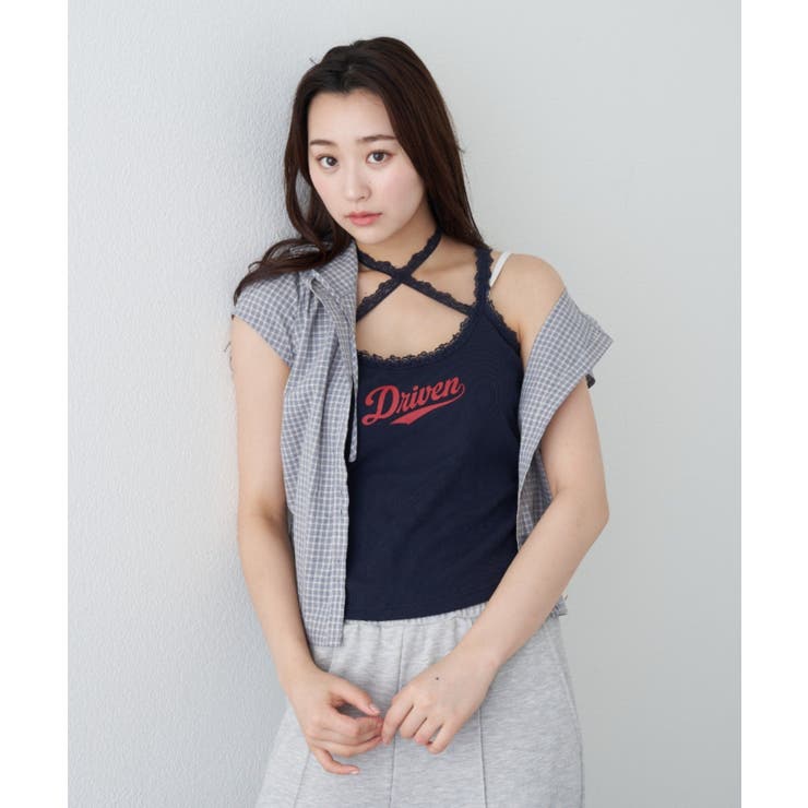 【RAY CASSIN】レースロゴパット付レイヤードタンク | PAL GROUP OUTLET | 詳細画像27 