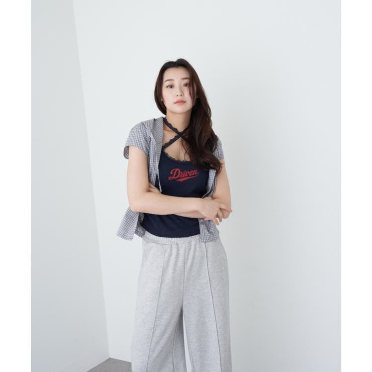 【RAY CASSIN】レースロゴパット付レイヤードタンク | PAL GROUP OUTLET | 詳細画像28 