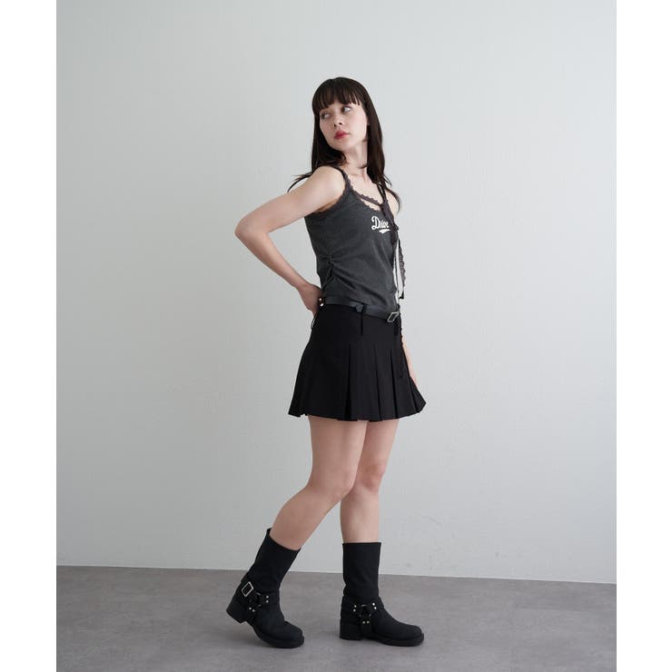 【RAY CASSIN】レースロゴパット付レイヤードタンク | PAL GROUP OUTLET | 詳細画像7 