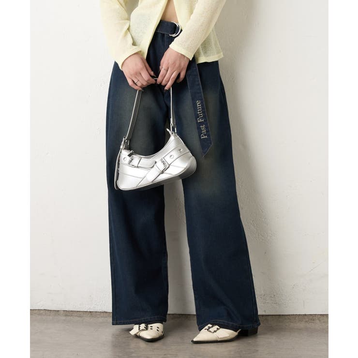 【WHO'S WHO gallery】PFベルト付きワイドデニム | PAL GROUP OUTLET | 詳細画像16 