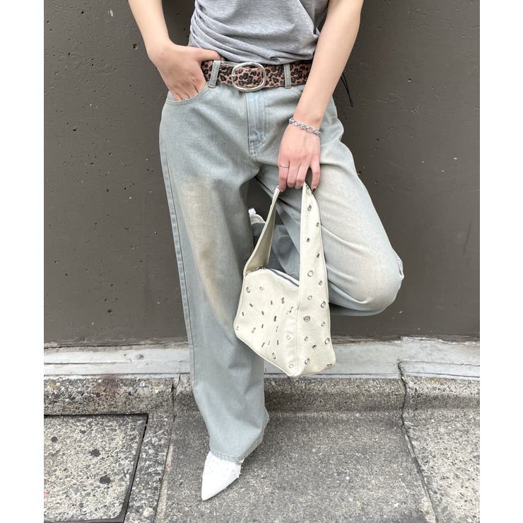 【WHO'S WHO gallery】PFベルト付きワイドデニム | PAL GROUP OUTLET | 詳細画像21 