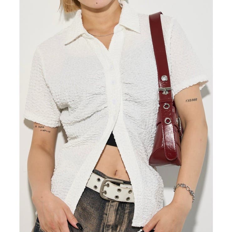 OFF | 【WHO'S WHO gallery】ポコポコギャザーシャツ | PAL GROUP OUTLET