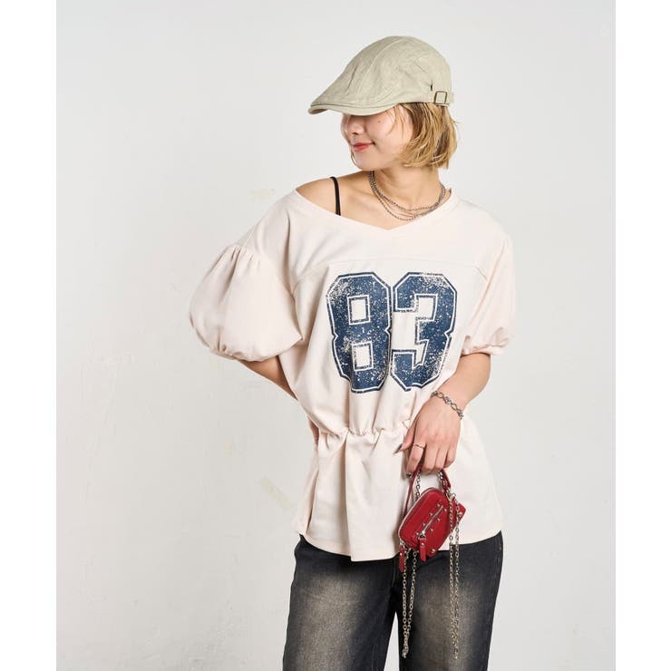 【WHO'S WHO gallery】ナンバリングチュニックT | PAL GROUP OUTLET | 詳細画像4 