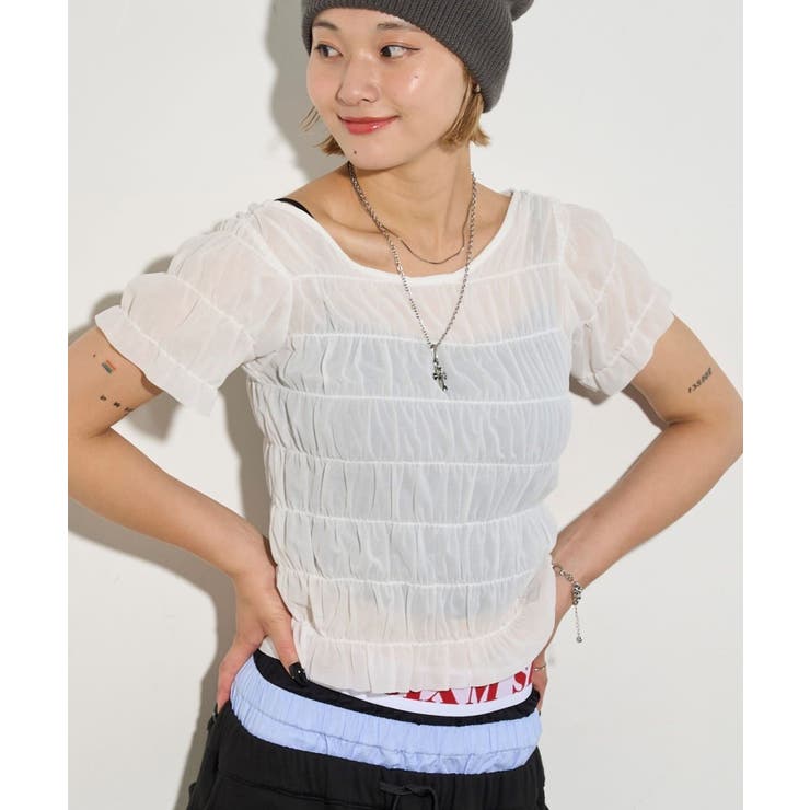 【WHO'S WHO gallery】シアーシャーリングTEE | PAL GROUP OUTLET | 詳細画像3 