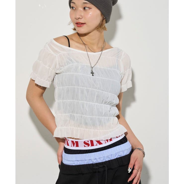 【WHO'S WHO gallery】シアーシャーリングTEE | PAL GROUP OUTLET | 詳細画像4 