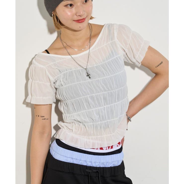 【WHO'S WHO gallery】シアーシャーリングTEE | PAL GROUP OUTLET | 詳細画像5 