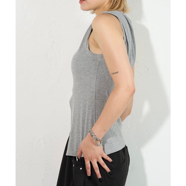 【WHO'S WHO gallery】スリットリブノースリーブ | PAL GROUP OUTLET | 詳細画像16 