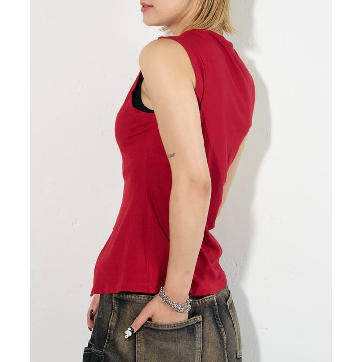 【WHO'S WHO gallery】スリットリブノースリーブ | PAL GROUP OUTLET | 詳細画像39 