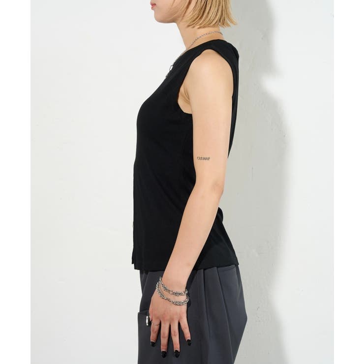 【WHO'S WHO gallery】スリットリブノースリーブ | PAL GROUP OUTLET | 詳細画像45 