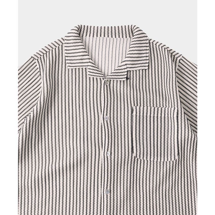 【WHO'S WHO gallery】KOOKYNストライプニットシャツ | PAL GROUP OUTLET | 詳細画像10 