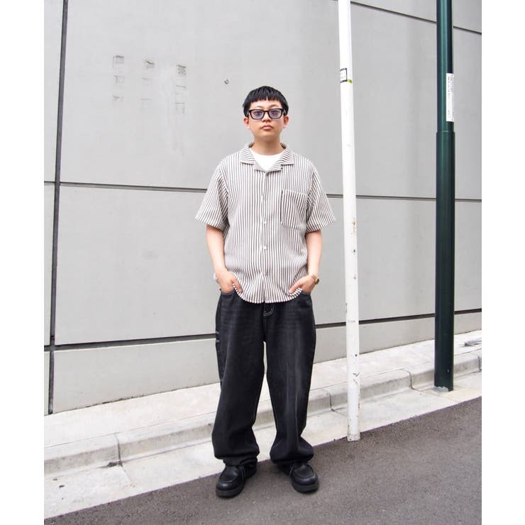 【WHO'S WHO gallery】KOOKYNストライプニットシャツ | PAL GROUP OUTLET | 詳細画像1 