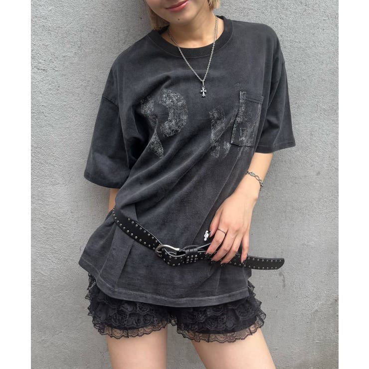 BLK | 【WHO'S WHO gallery】PWステンシルプリントポケT | PAL GROUP OUTLET