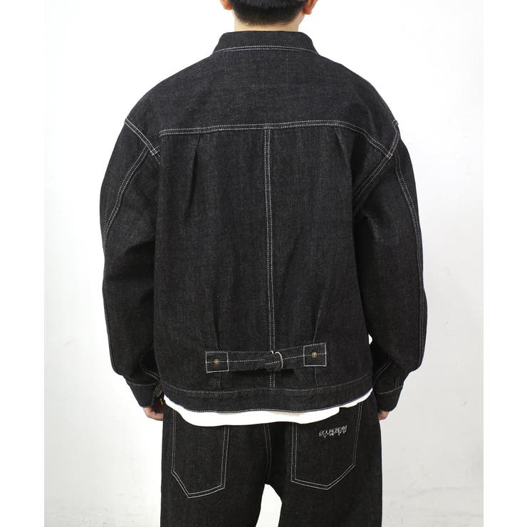 【WHO'S WHO gallery】SOURブラックデニムジャケット | PAL GROUP OUTLET | 詳細画像3 