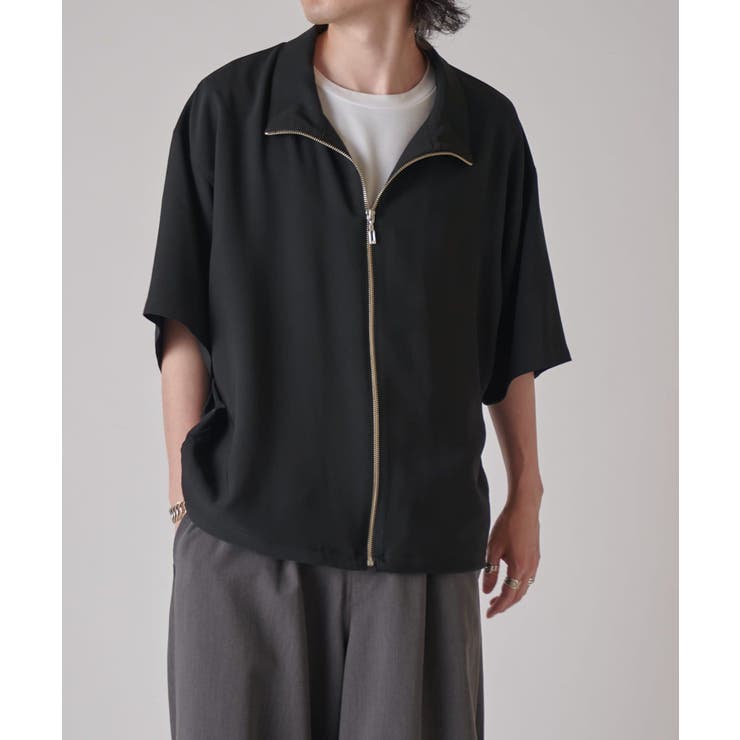 BK | 【Lui's】s/s ZIPシャツ | PAL GROUP OUTLET