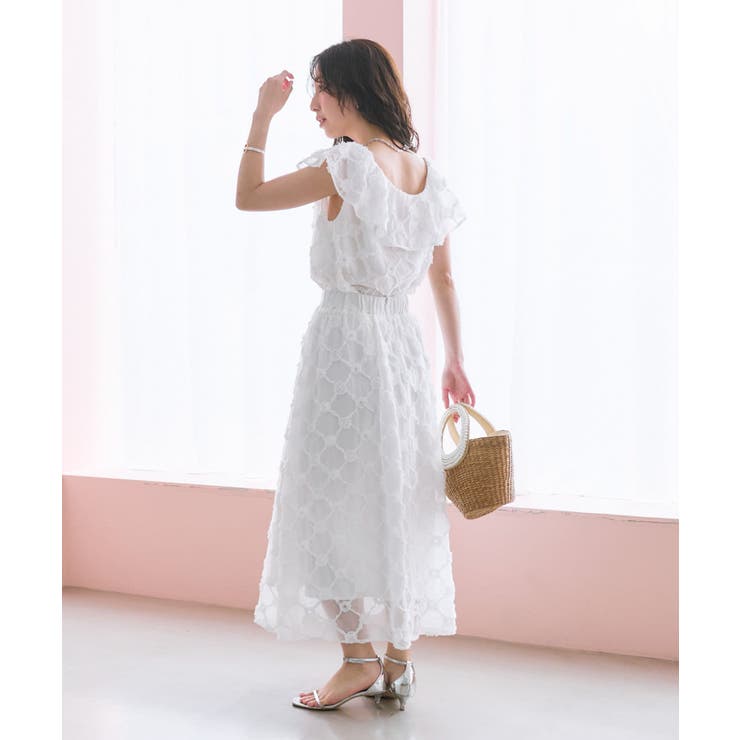 【La boutique BonBon】シアーローズギャザーSK | PAL GROUP OUTLET | 詳細画像14 