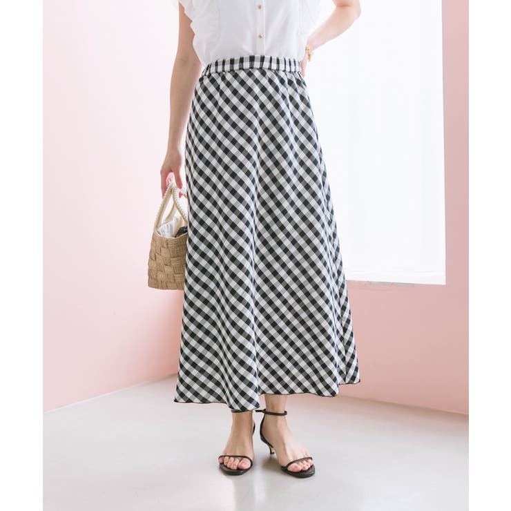 BK | 【La boutique BonBon】ギンガムチェックバイアスSK | PAL GROUP OUTLET