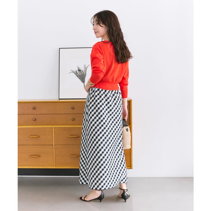 【La boutique BonBon】ギンガムチェックバイアスSK | PAL GROUP OUTLET | 詳細画像10 