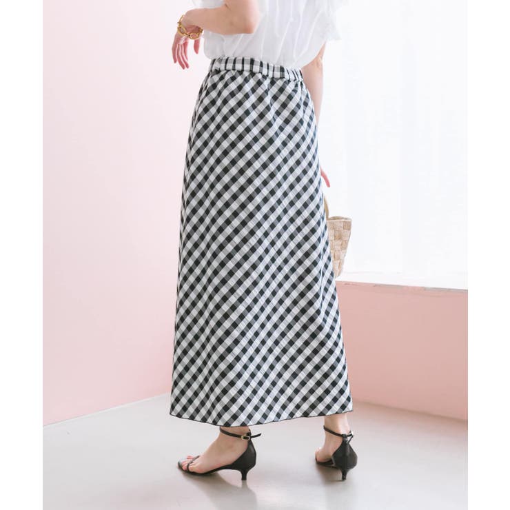 【La boutique BonBon】ギンガムチェックバイアスSK | PAL GROUP OUTLET | 詳細画像3 