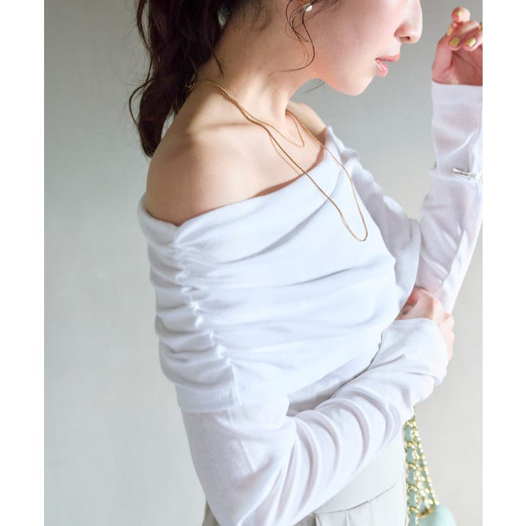 【La boutique BonBon】シアーオフショルCS | PAL GROUP OUTLET | 詳細画像5 