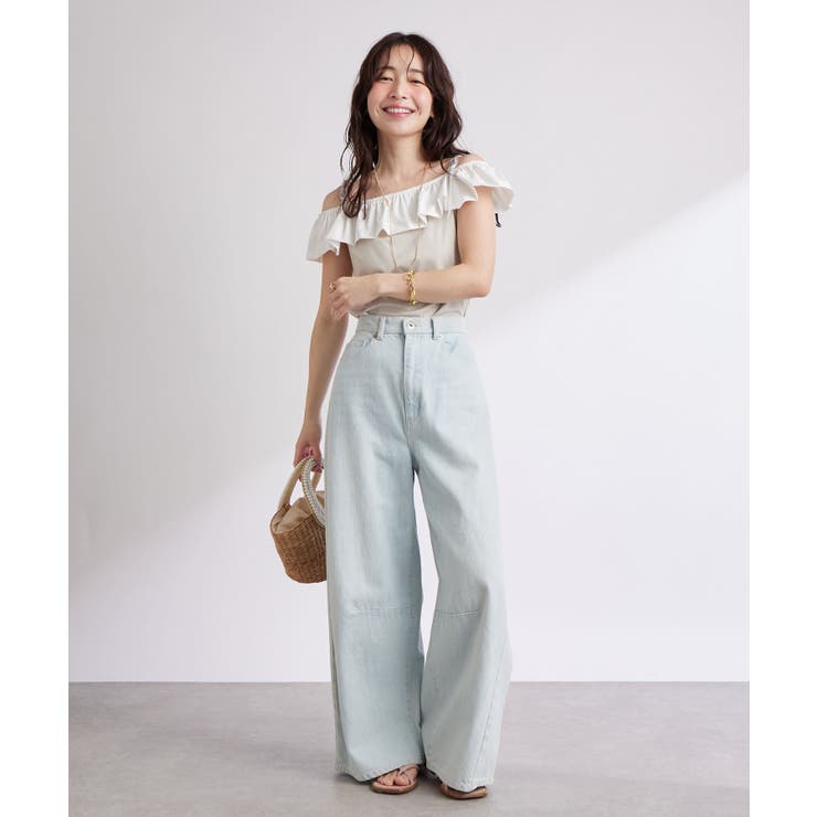 【La boutique BonBon】バイカラーフリルノースリCS | PAL GROUP OUTLET | 詳細画像15 