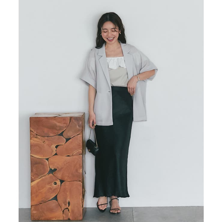 【La boutique BonBon】バイカラーフリルノースリCS | PAL GROUP OUTLET | 詳細画像17 