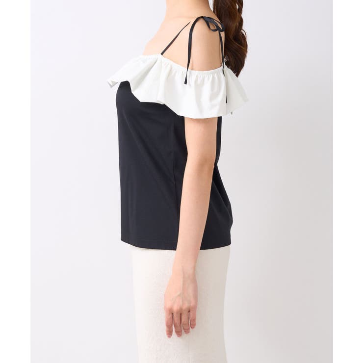 【La boutique BonBon】バイカラーフリルノースリCS | PAL GROUP OUTLET | 詳細画像32 