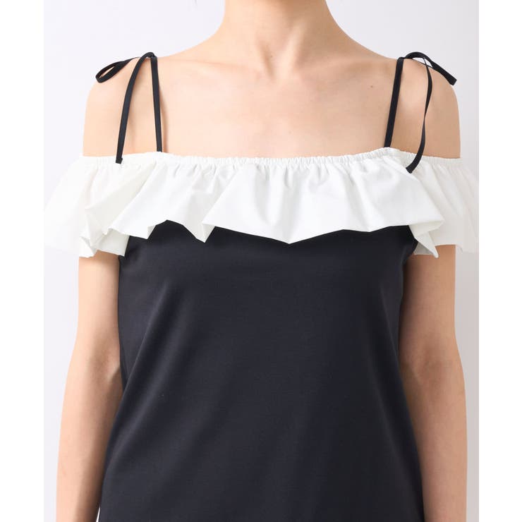 【La boutique BonBon】バイカラーフリルノースリCS | PAL GROUP OUTLET | 詳細画像34 