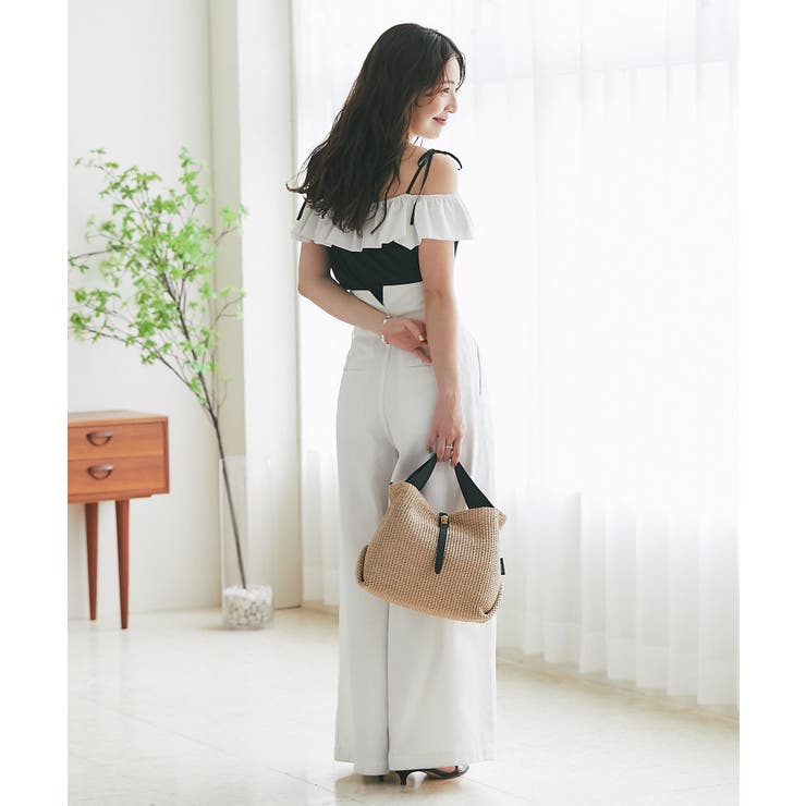 【La boutique BonBon】バイカラーフリルノースリCS | PAL GROUP OUTLET | 詳細画像28 