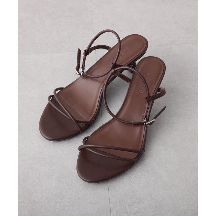 【Omekashi】クロスストラップヒールサンダル | PAL GROUP OUTLET | 詳細画像6 