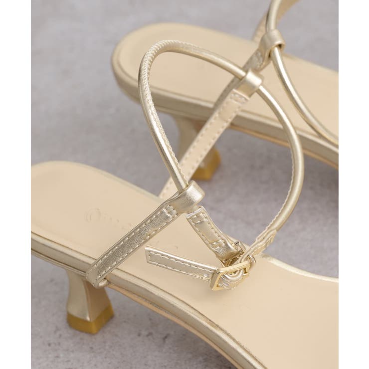 【Omekashi】クロスストラップヒールサンダル | PAL GROUP OUTLET | 詳細画像22 