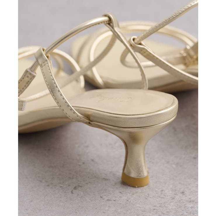 【Omekashi】クロスストラップヒールサンダル | PAL GROUP OUTLET | 詳細画像23 