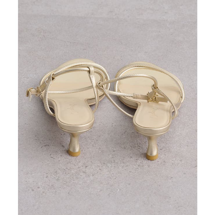 【Omekashi】クロスストラップヒールサンダル | PAL GROUP OUTLET | 詳細画像19 