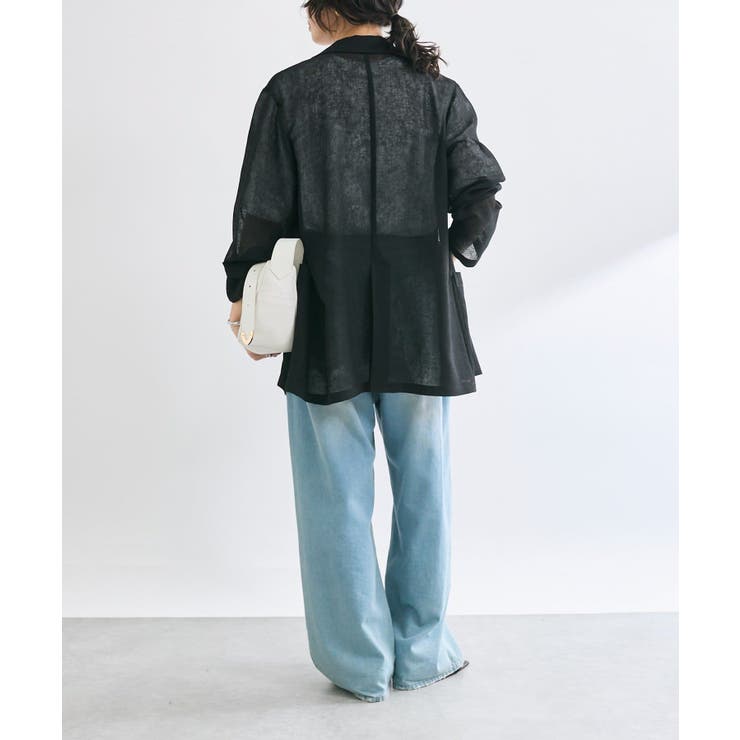 【RIVE DROITE】カラミメッシュテーラードJK | PAL GROUP OUTLET | 詳細画像27 