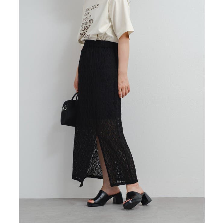 【Kastane】B レーススリットスカート | PAL GROUP OUTLET | 詳細画像25 