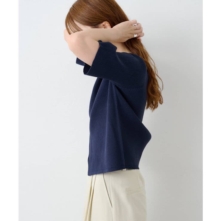 【Kastane】B オフショルZIPカーディガン | PAL GROUP OUTLET | 詳細画像14 