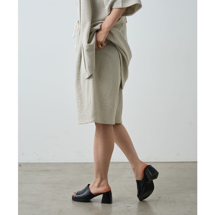 【Kastane】STRETCH SEERSUCKER EASY SHORTS | PAL GROUP OUTLET | 詳細画像3 